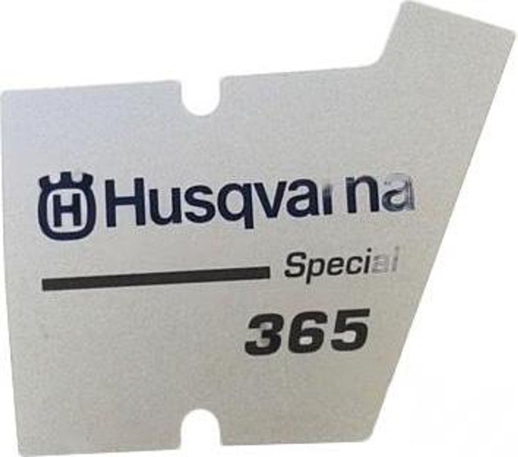 Naklejka na osłonę rozrusznika pilarki Husqvarna 365 Zdjęcie produktu 