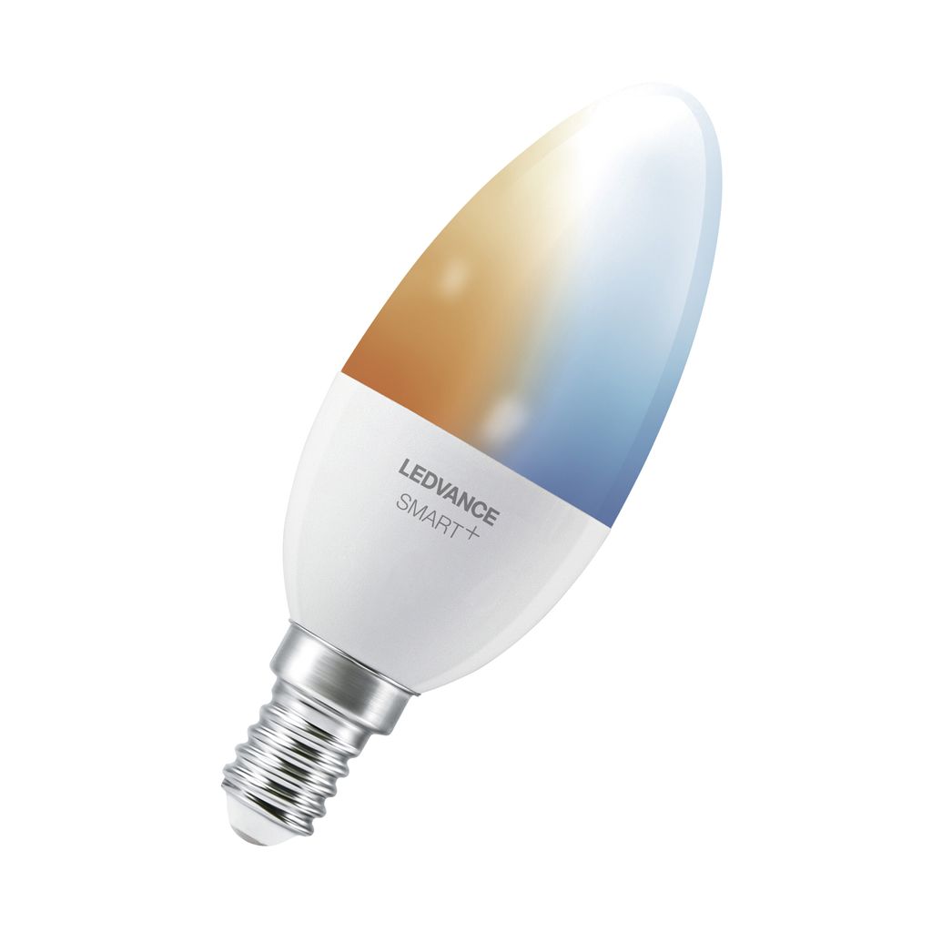 Ledvance LED Smart+ Kerze 4,9W = 40W E14 matt 470lm Tunable White CCT 2700K-6500K Dimmbar App Google Alexa Bluetooth