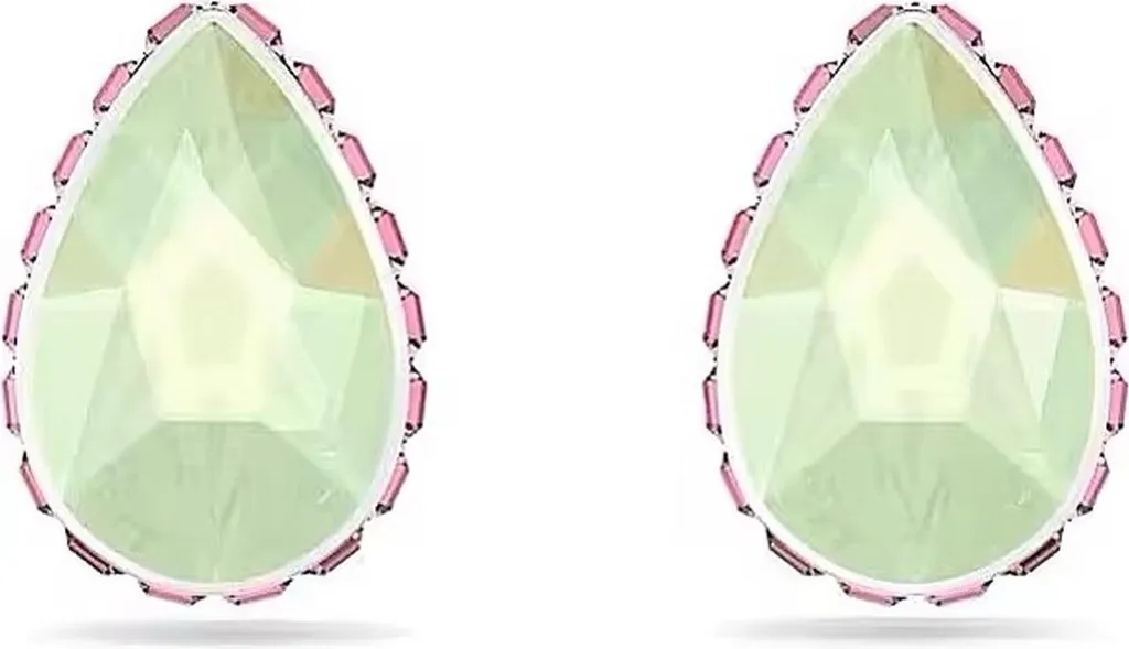 Swarovski Orbita 5641407 Orecchini a Lobo - Eleganza Multicolore Drop Cut