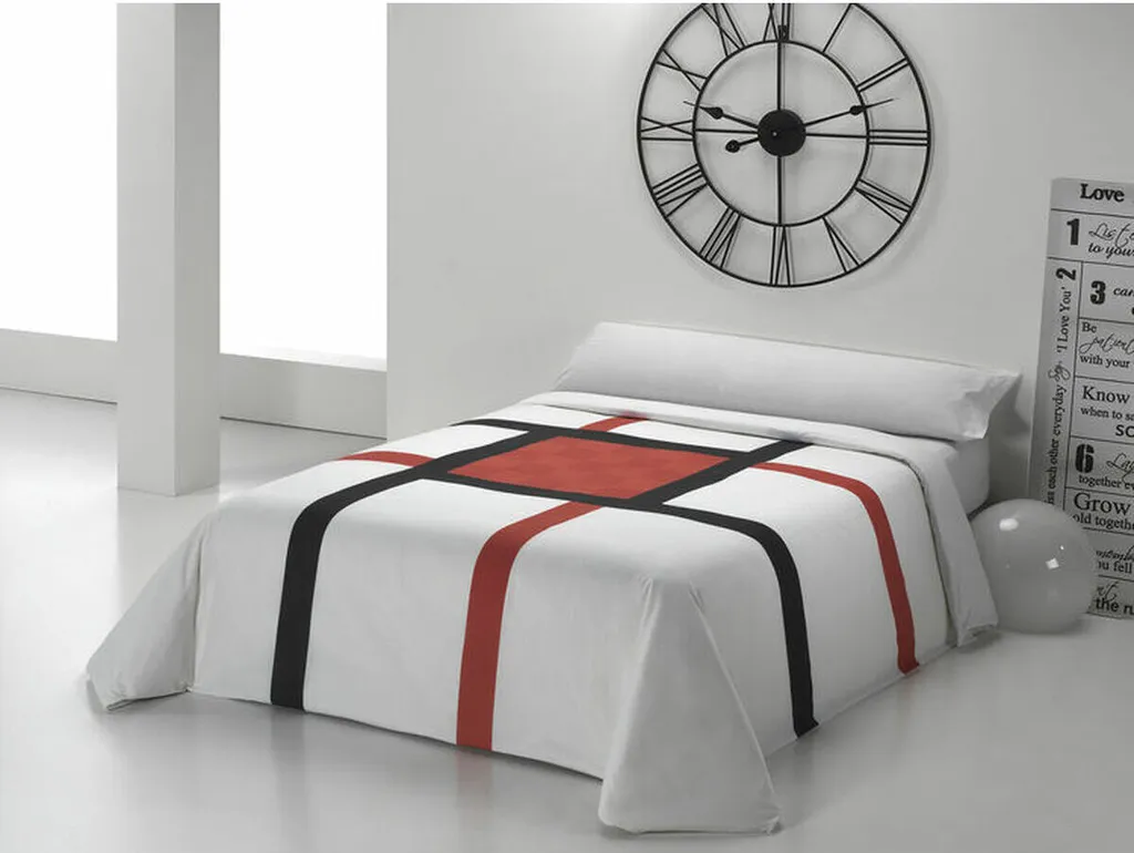Parure de lit complète MIRO Rosa Hosteline 260x240 cm pour lit King Size