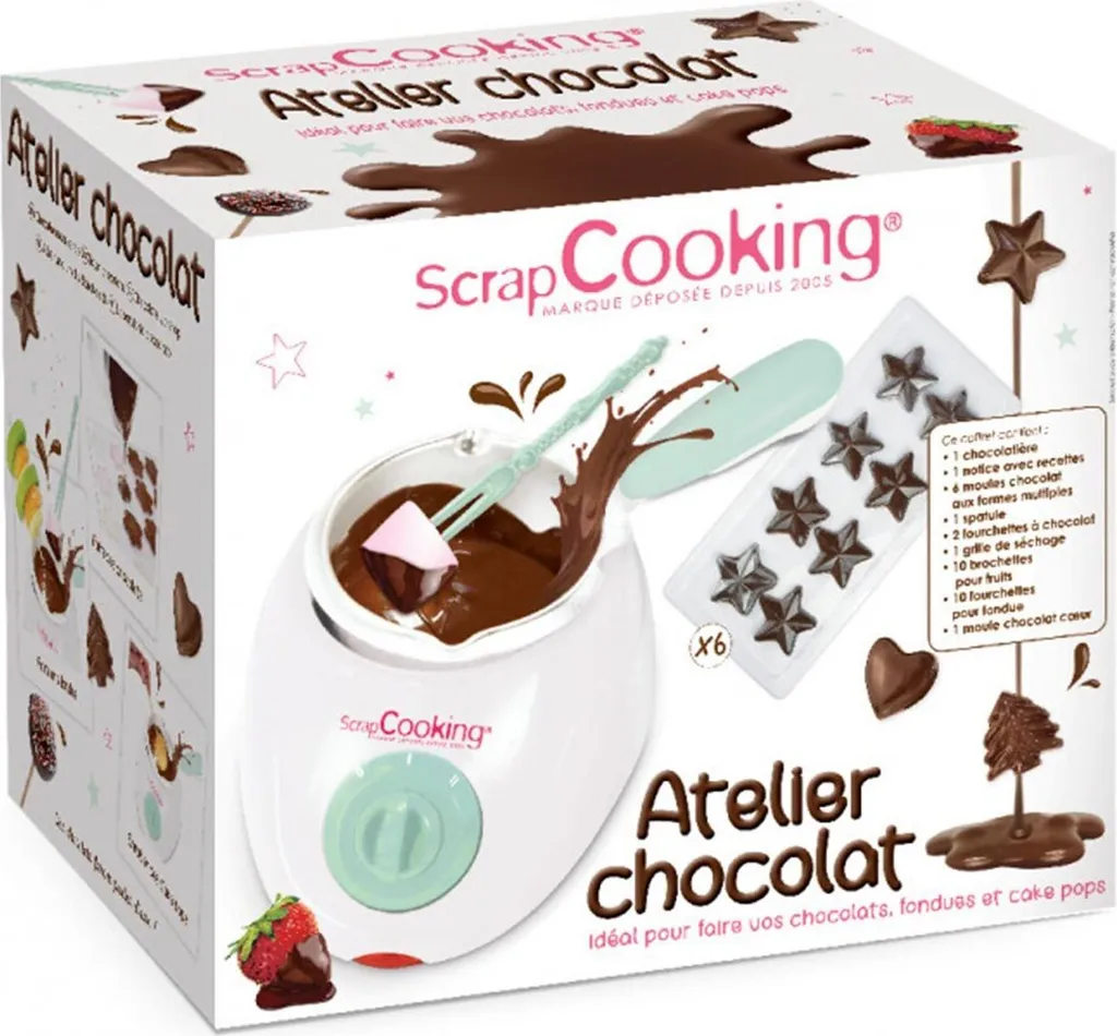 Fontaine à chocolat et fondue Scrapcooking pour vos buffets et fêtes de Noël