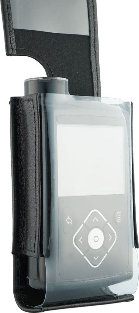 caseroxx Echtleder Insulinpumpen Tasche kompatibel mit Produktbild 