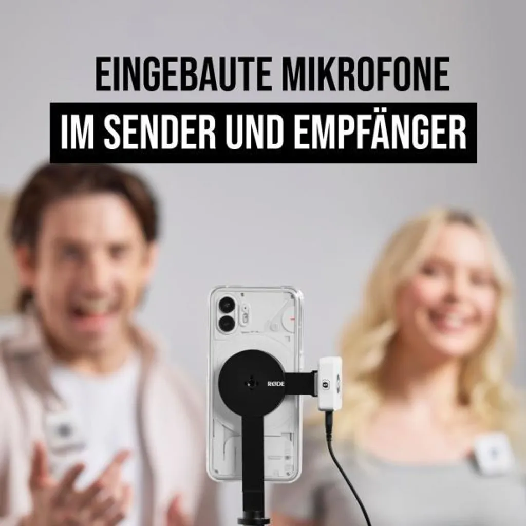 Microphone sans fil Rode Wireless ME Dual Blanc pour Vidéastes Pro - 5