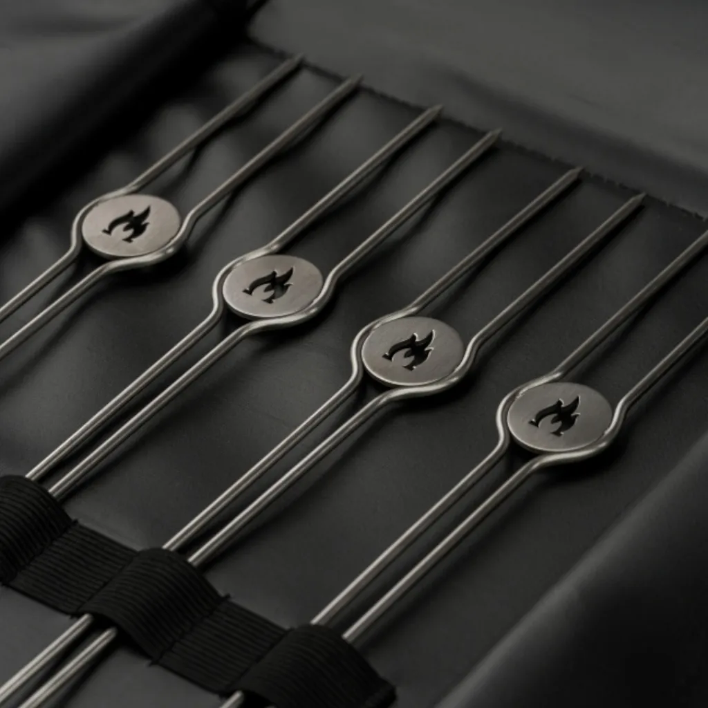 Kit accessoires pour brasero Mesa Solo Stove : ustensiles inox 4 pièces - 6