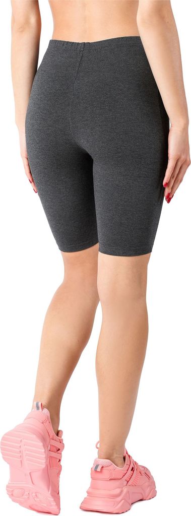 Merry Style Leggings Corti Donna | Viscosa Ed Elastan | Comodi E Morbidi | Per Casa, Palestra, Tempo Libero - Foto 3