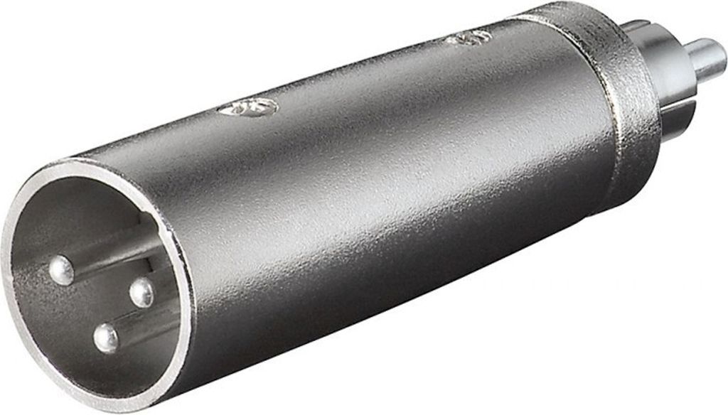 XLR Adapter, Cinch Stecker > XLR Stecker 3Pin Produktbild 
