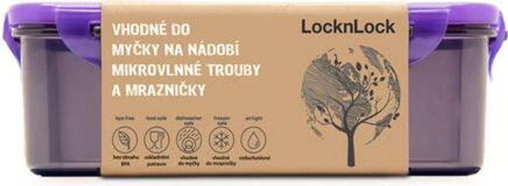 Contenitore Per Alimenti Lock 550Ml 18,1 X12, 8X5, 2Cm Eco Immagine del prodotto 