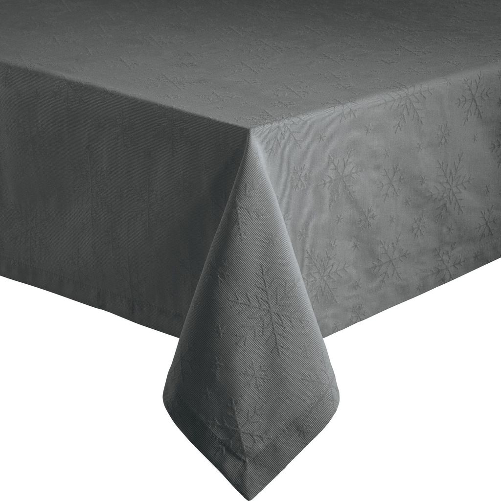 REDBEST Tischdecke Snowflake" anthrazit 140x200 cm"
