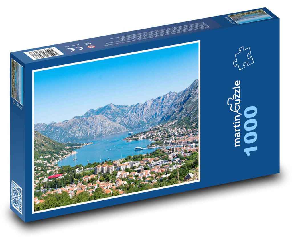 Puzzle 1000 Prístav Kotor - Čierna Hora - martinpuzzle Obrázok produktu 