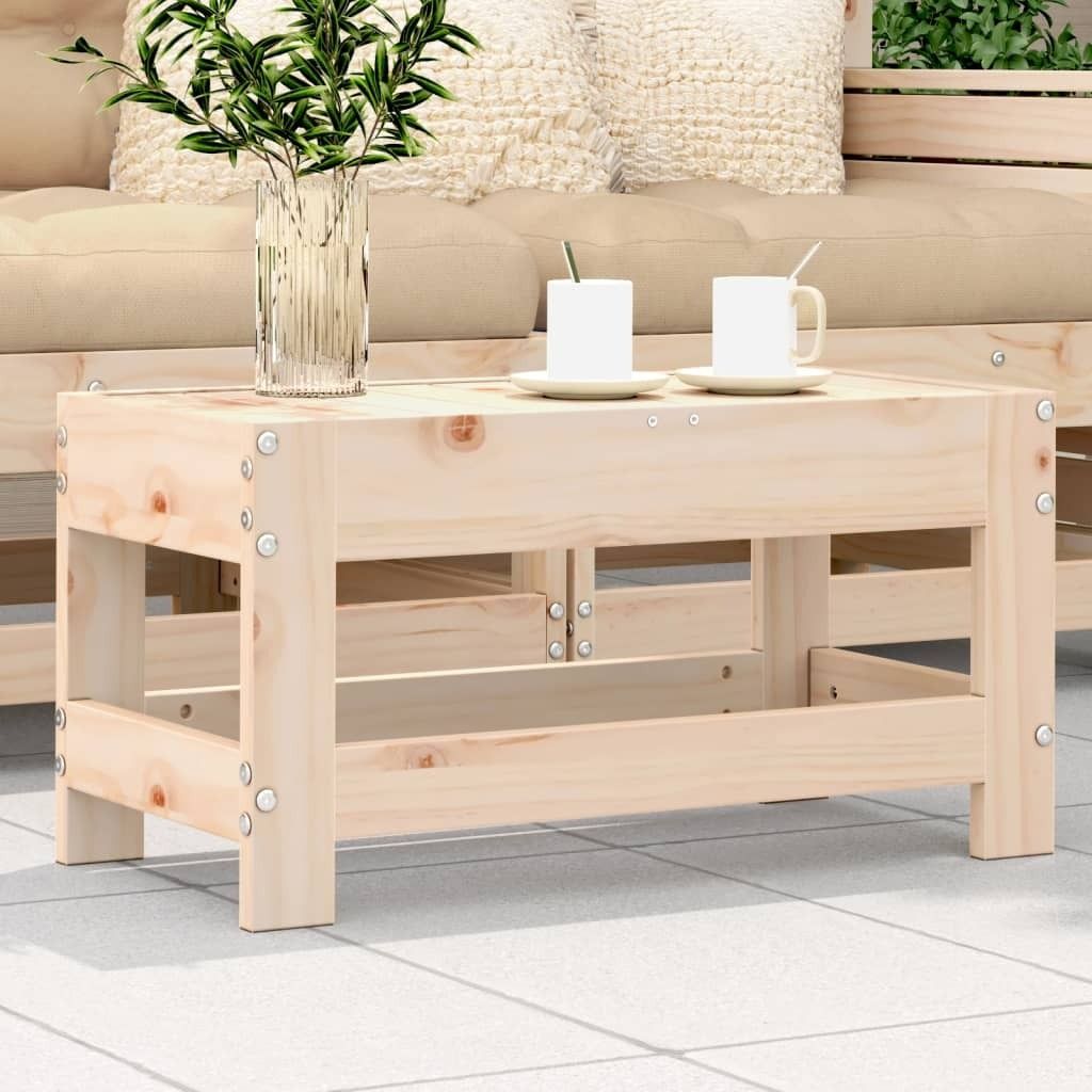 CLORIS Gartenhocker 62x30x32 cm Massivholz Kiefer 844893