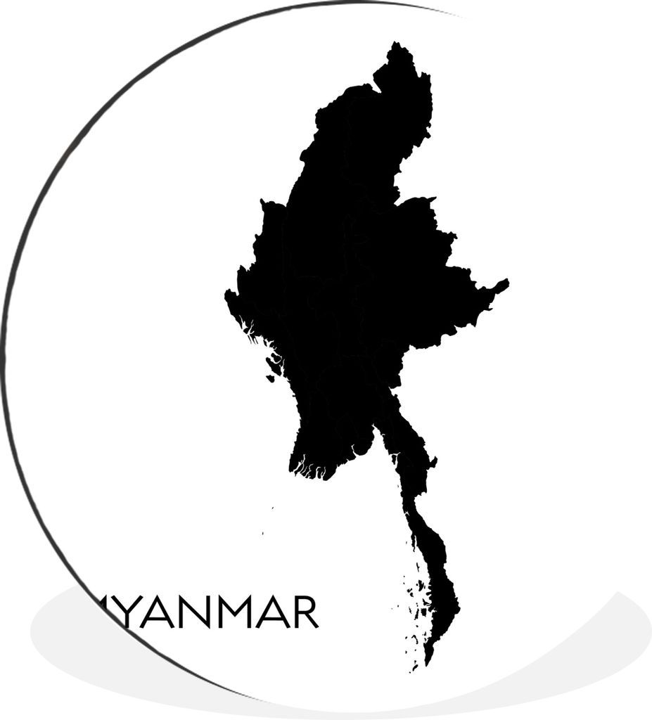 MuchoWow - Wand Bild - Wohnzimmer - Runde Bilder - Alubilder - Kunst für zu Hause - Aluminium - Wanddekoration