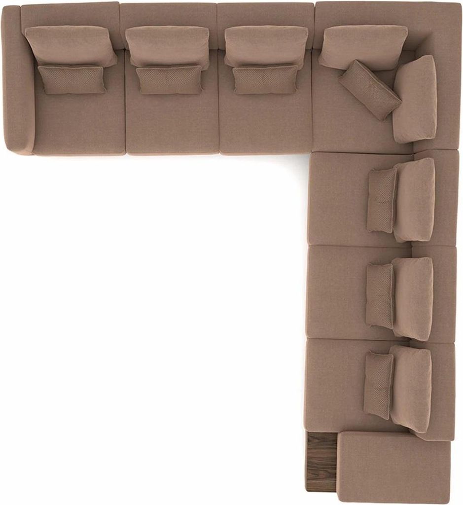Polstersofa L-Form Wohnzimmer Luxus Eck Garnitur Neu Textil Einrichtung
