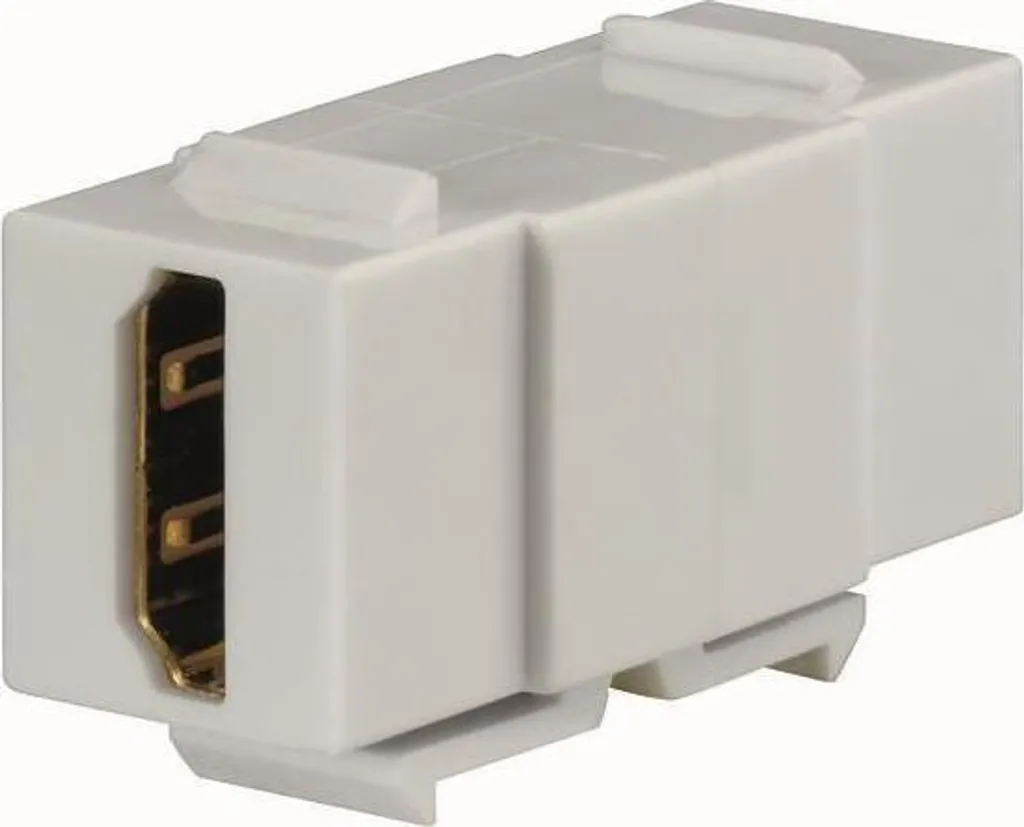 Prise HDMI Keystone encastrable pour liaison écran et vidéoprojecteur