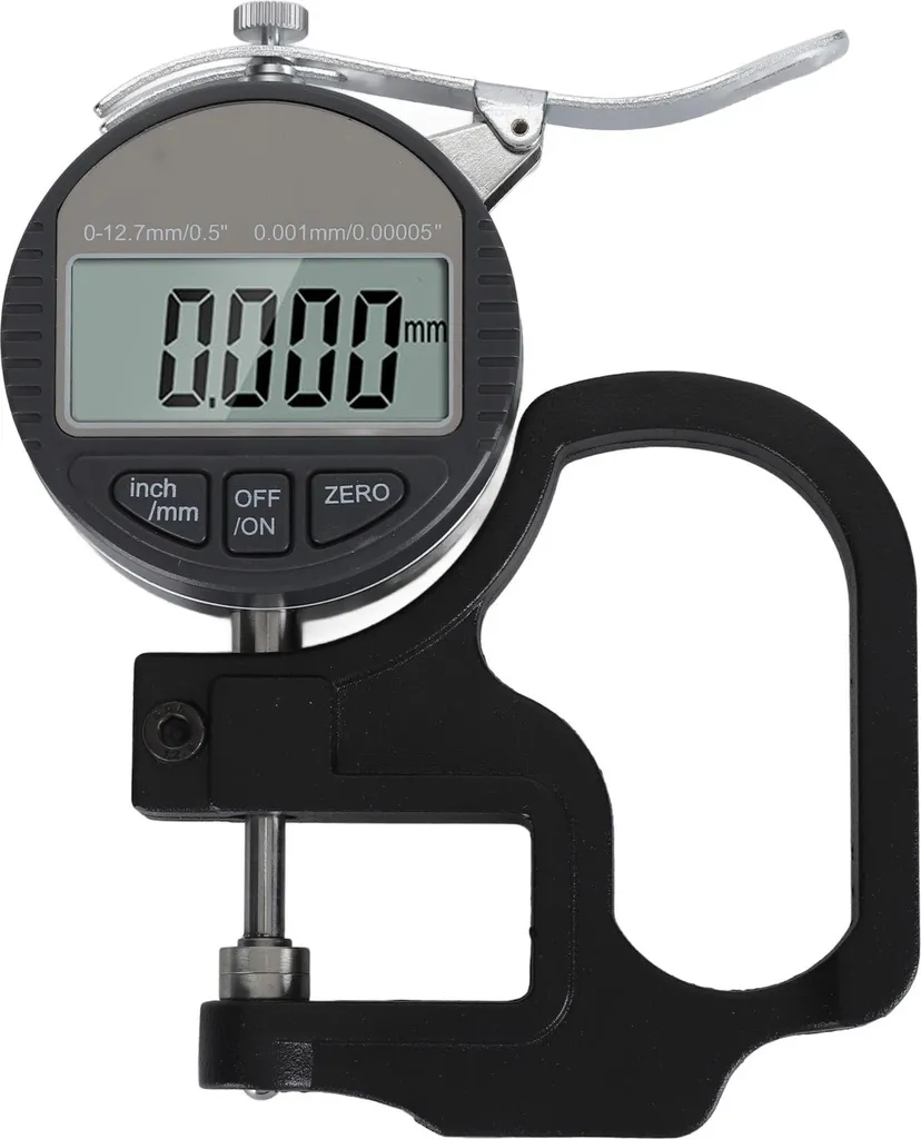 Micromètre électronique 0.001mm Mesureur d'épaisseur numérique LCD