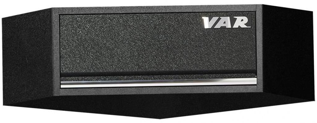 VAR Eckwandschrank MO-52622 680 x 281 x 350 mm Black Edition - modulares Werk...