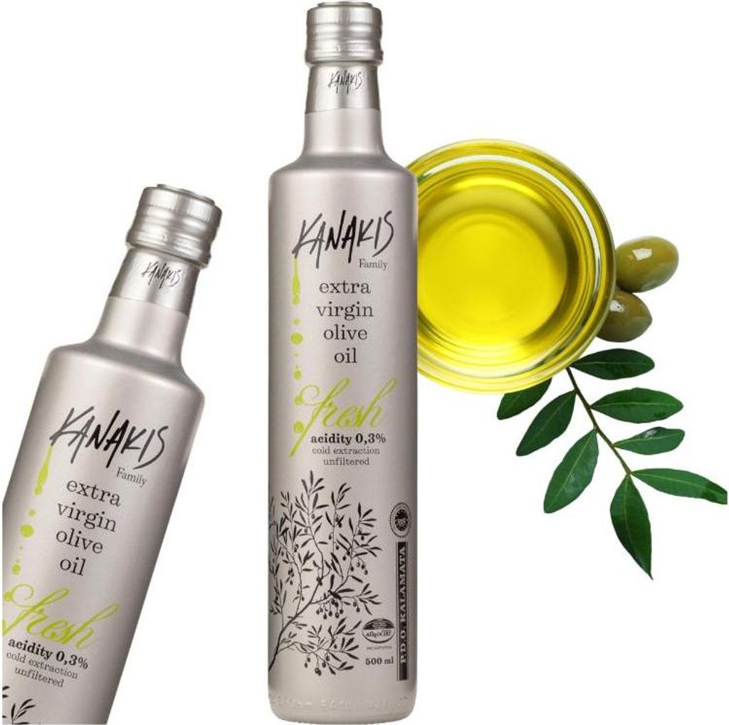 Olivenöl 500 ML - Aus Grünen Oliven - Natives Olivenöl Produktbild 