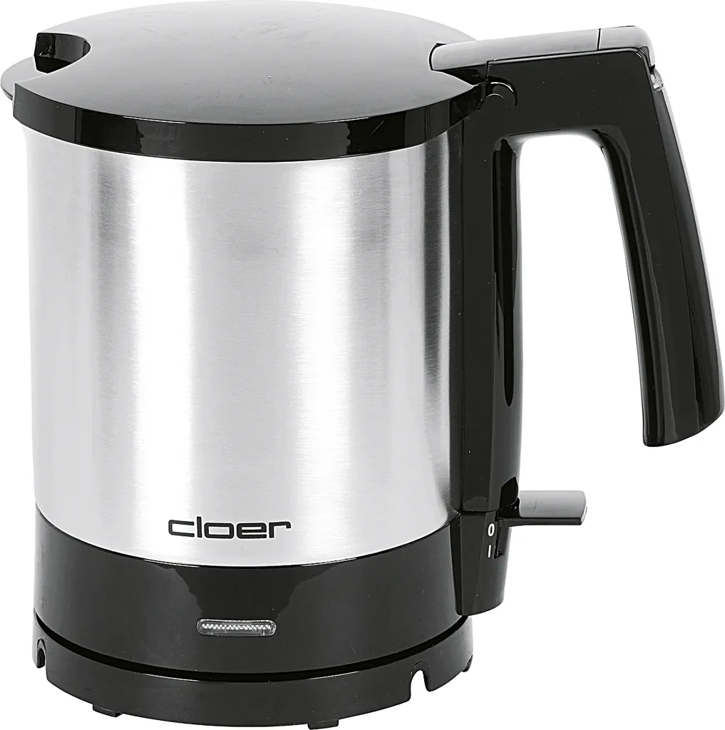 Cloer 4700 Bouilloire Électrique en Acier Inox Noir 1,5L 2000W
