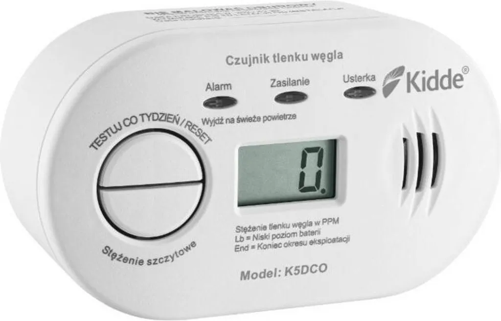 Détecteur de monoxyde de carbone K5Dco Kidde avec affichage digital - 14