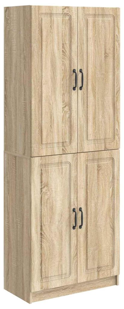 vidaXL Schrankset 2 pcs Sonoma-Eiche Holzwerkstoff