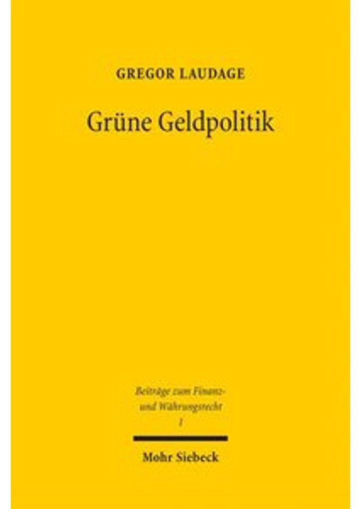 Grüne Geldpolitik