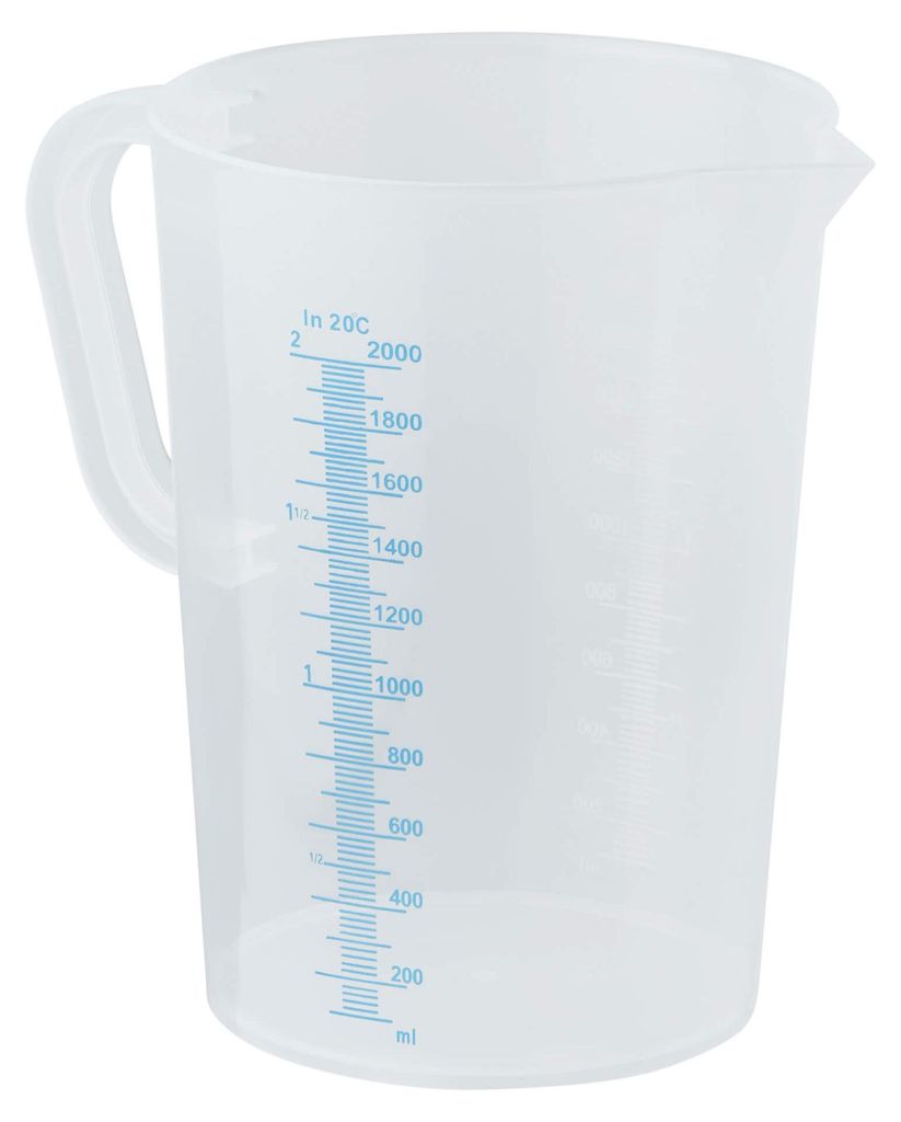 Messbecher, Kunststoff, mit Skala, 2 Liter Produktbild 