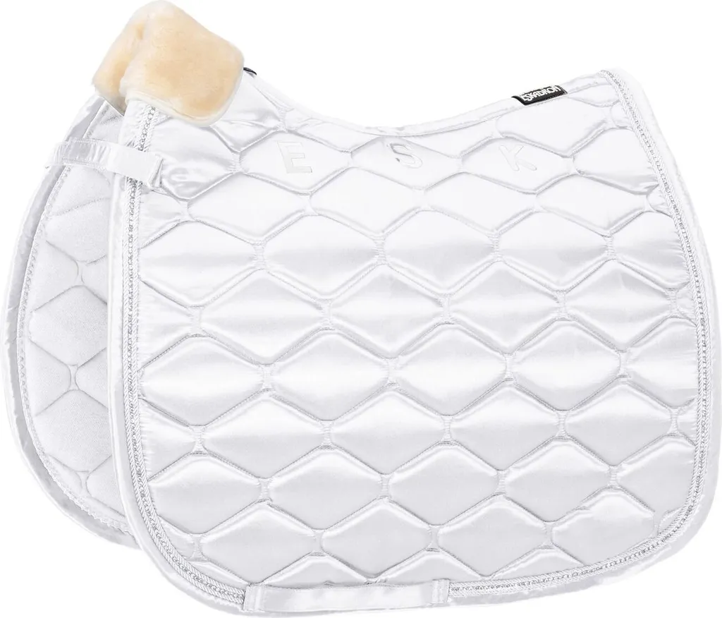 Recensione Eskadron Sottosella Dressage Satin Crystal Bianco PD