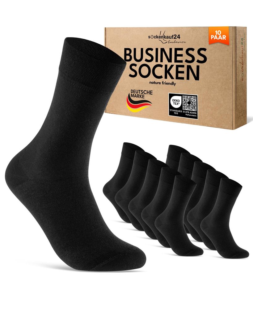Herren Socken Businesssocken Anzugsocken Baumwolle Produktbild 