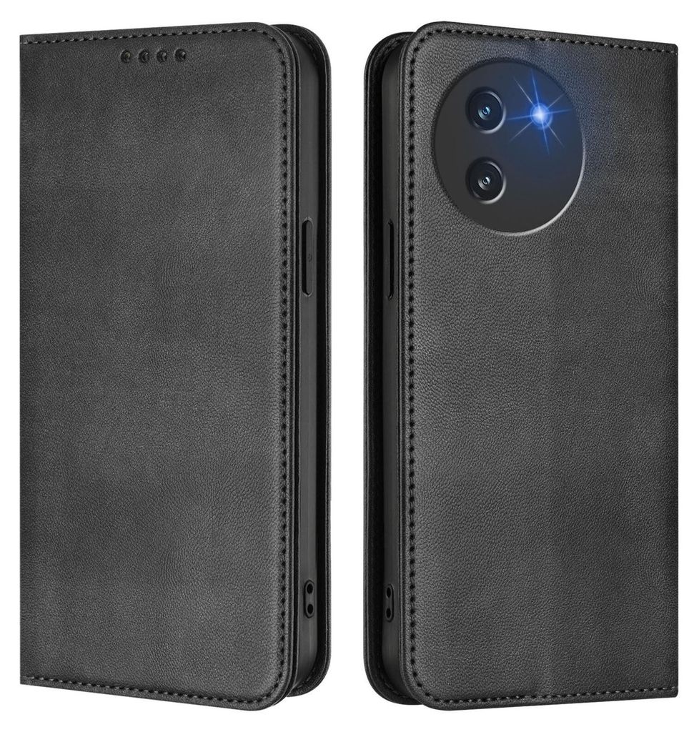 Handyhülle für Doogee Note 59 / Note 59 Pro, Vintage Leder Produktbild 
