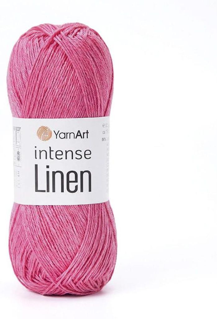 YarnArt Intense Linen 4107 Süßrosa Sommergarn 55% Produktbild 