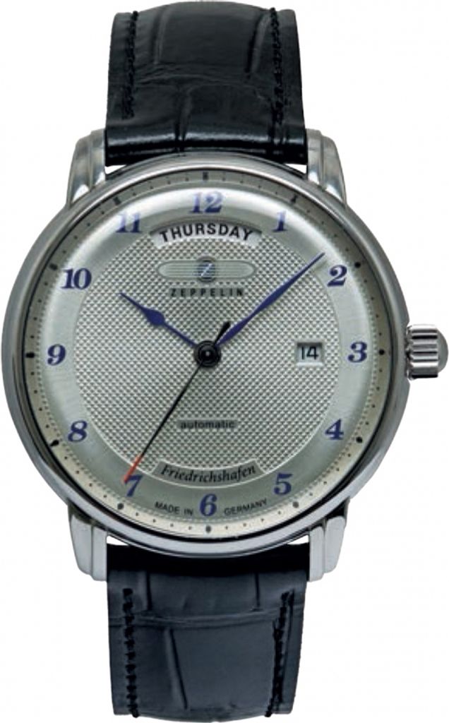 Zegarek męski ZEPPELIN 8562-4 czarny klasyczny dla seniorów Zdjęcie produktu 