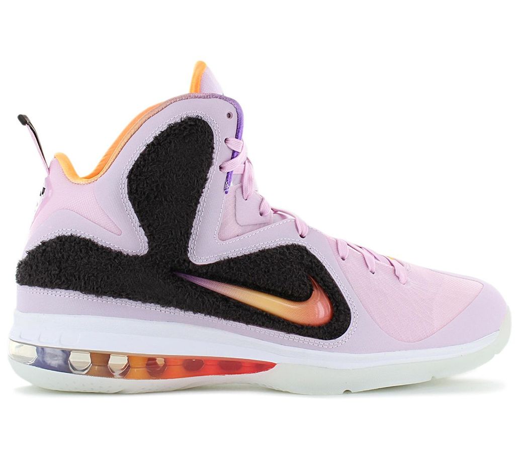 Nike LeBron 9 IX - King of LA - Herren Basketballschuhe Rosa DJ3908-600 , Größe: EU 45.5 US 11.5