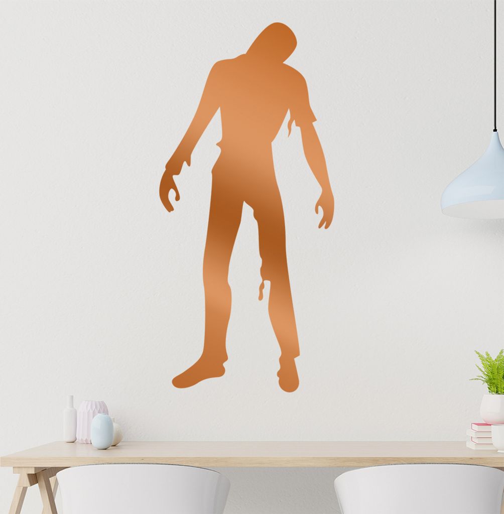 Zombie Wandtattoo in 6 Größen - Wandaufkleber Wall Sticker - Dekoration, Küche, Wohnzimmer, Schlafzimmer, Badezimmer