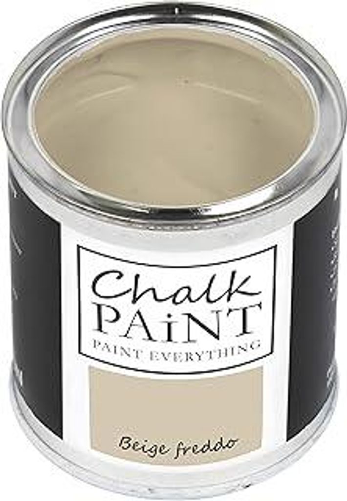 Chalk Paint EverythingBeige Freddo Kreidefarbe Wasserbasis für Alle Oberflächen einfach zu verarbeiten ohne schlechten Geruch - Chalk Paint Extra...