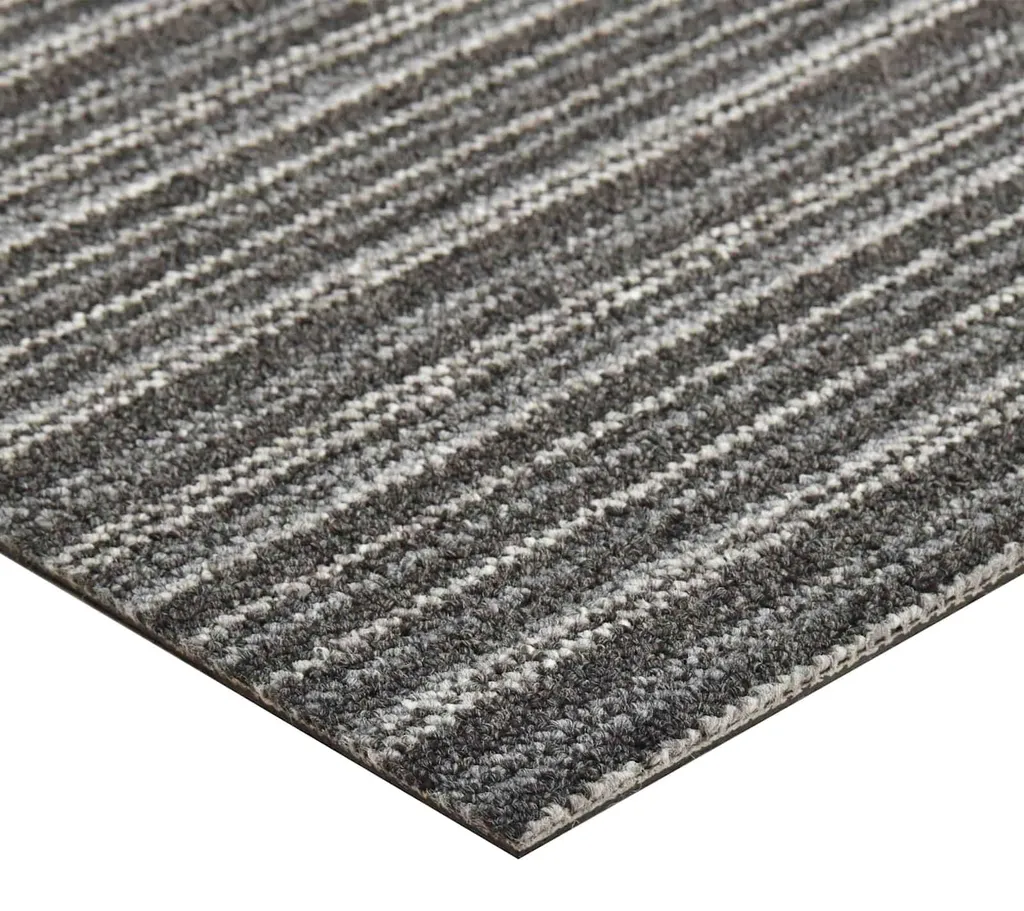 Rénover un sol facilement : dalles de moquette 50x50 cm anthracite - 20u - 5