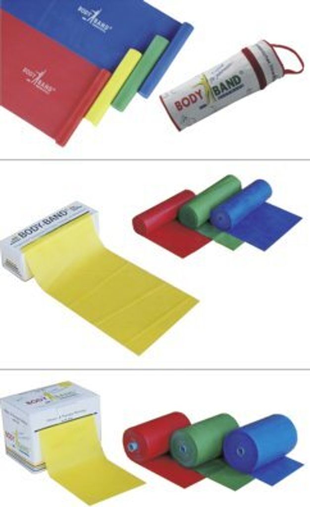 Body-Band in Faltschachtel 5,5mx15cm>>>>Ausf.: gelb / leicht