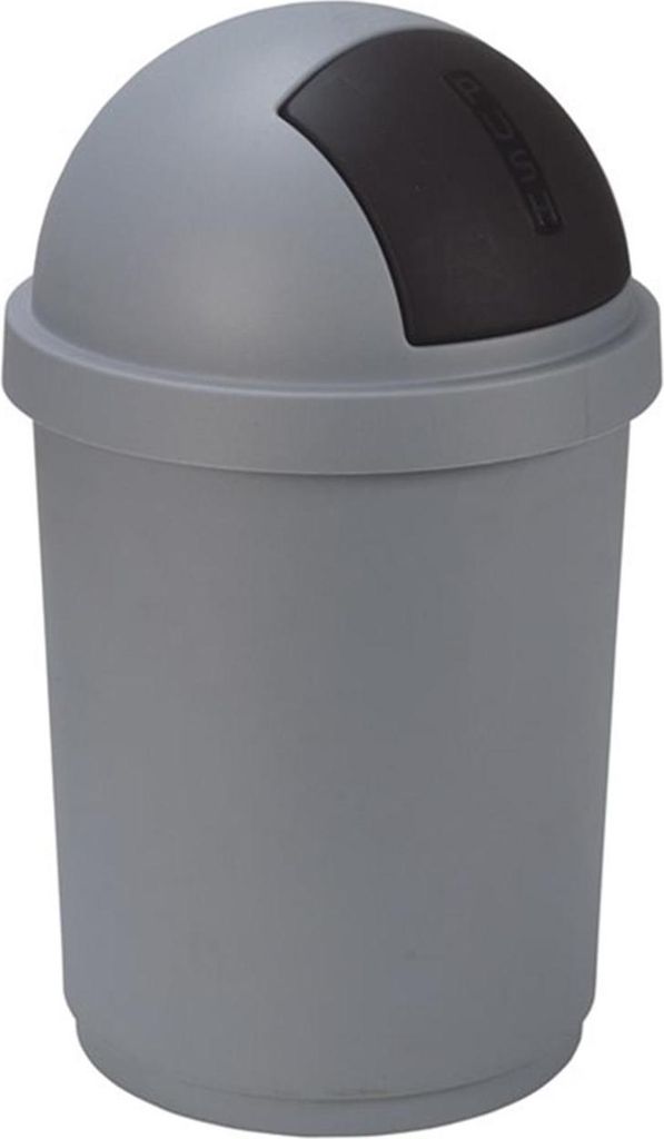 Curver Roll Bullet Bin 50l Silber Schwarz