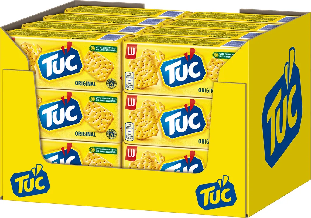 TUC Cracker Original 24 x 100g biscuits salés croustillants iconiques