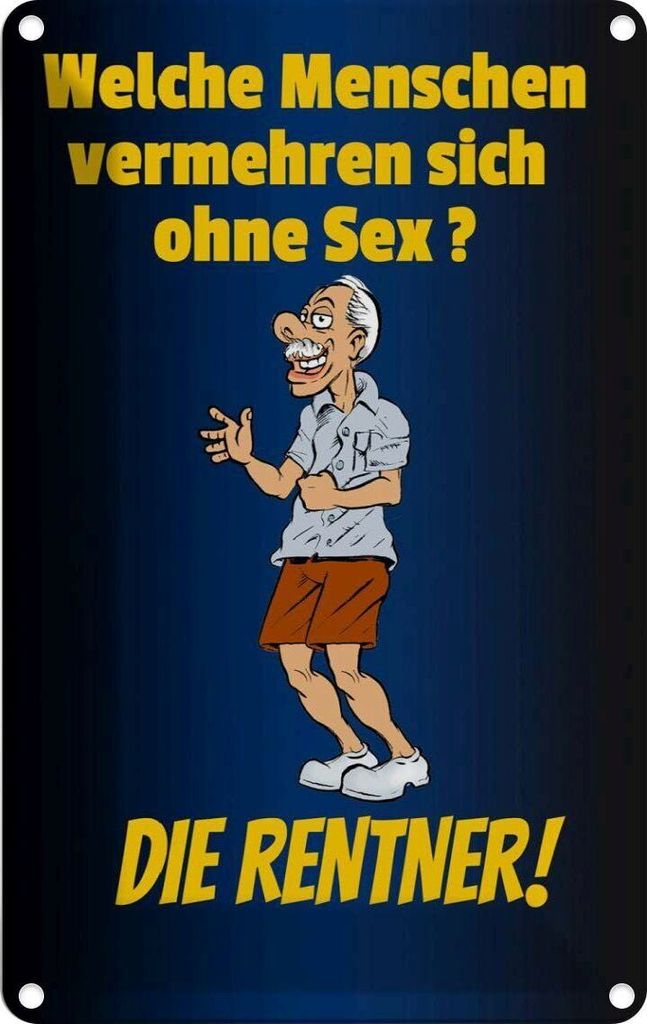 vianmo Blechschild 18x12 cm welche Menschen vermehren sich Dekoration Spruch Zitat