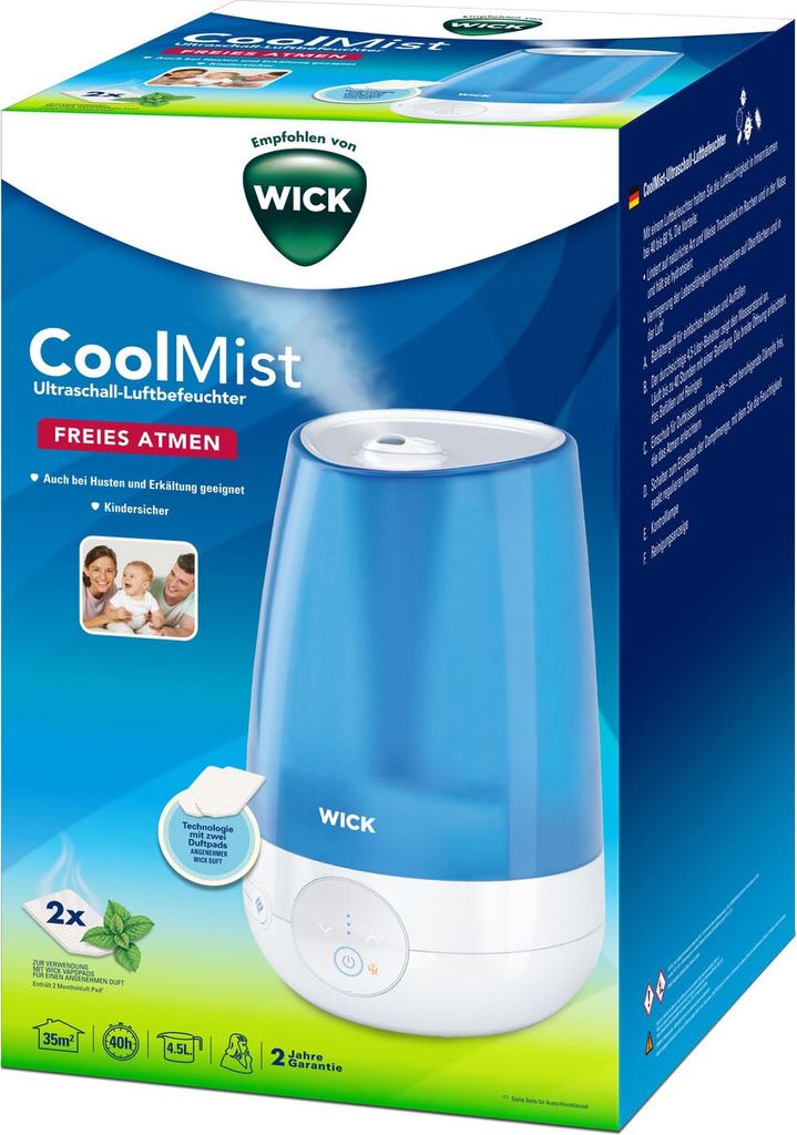 Wick WUL565E, Blau, Weiß, 1,8 m, 21 W, AC, 220 - 240 V, Produktbild 
