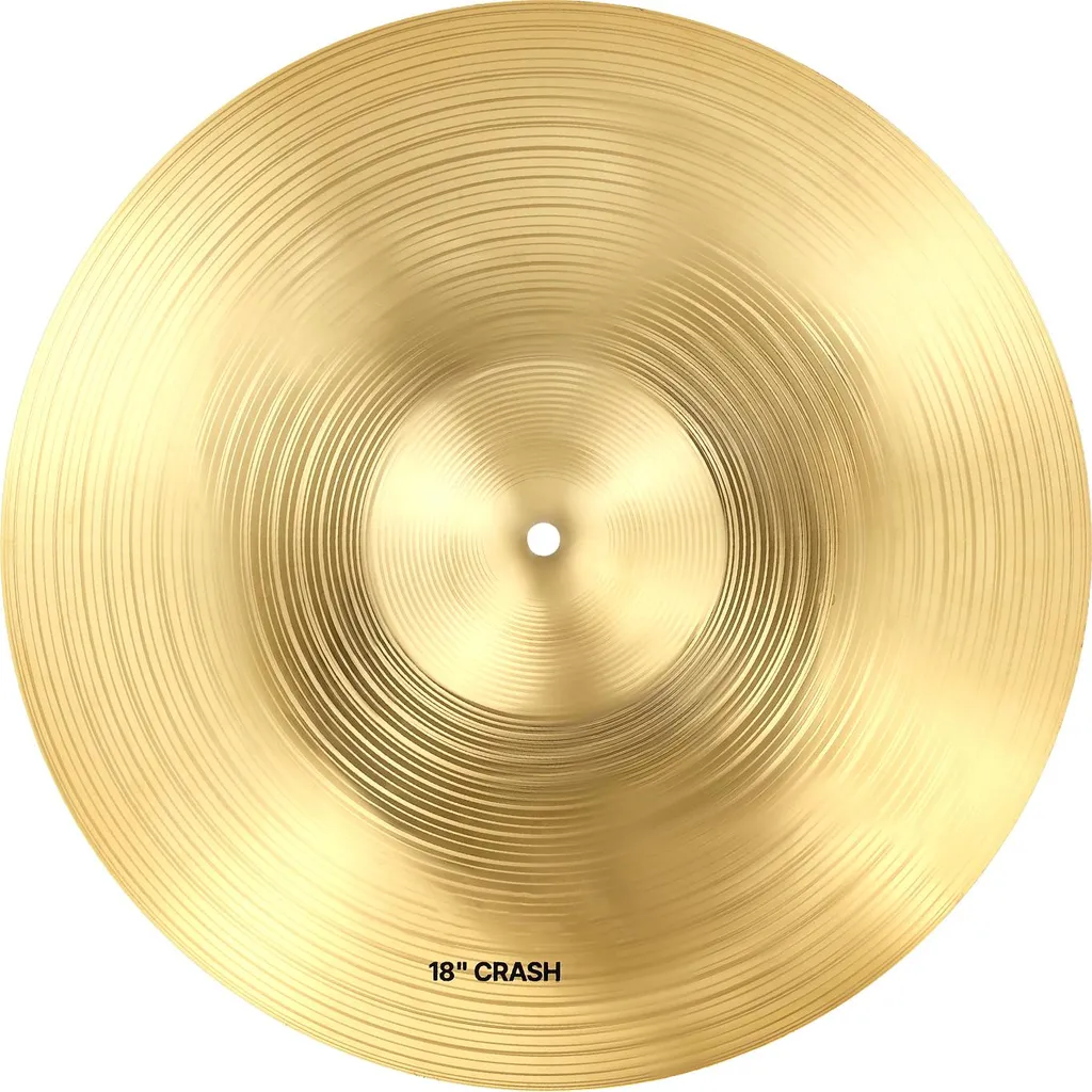 Pack de Cymbales pour Batterie avec Housse de Transport et Baguettes