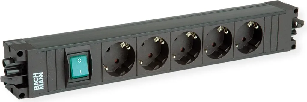 Bloc 5 Prises GST18 BACHMANN STEP BASE pour Finir le Désordre de Câbles