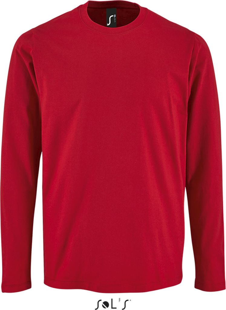 SOLs 02074 | Herren Long-Sleeve T-Shirt Imperial - Farbe: Red - Größe: 3XL
