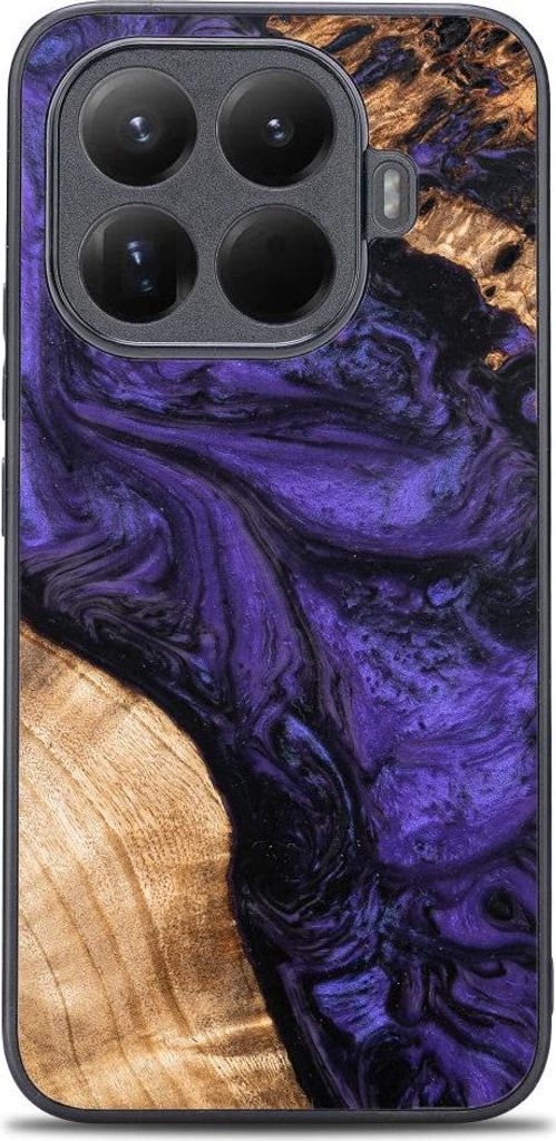 Holzhülle für Xiaomi 15T Pro, Bewood Unique Violet