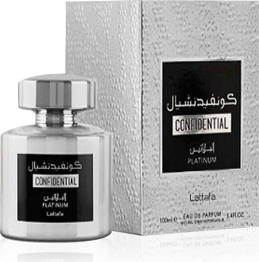 Confidential Platinum eau de parfum spray 100ml Image du produit 