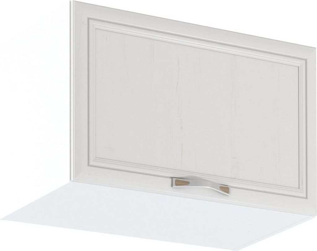 Hängeschrank 60 cm Küchenschrank mit Tür Einbauküche, Sycylia Weiß Creme G60KN Weiß/Creme