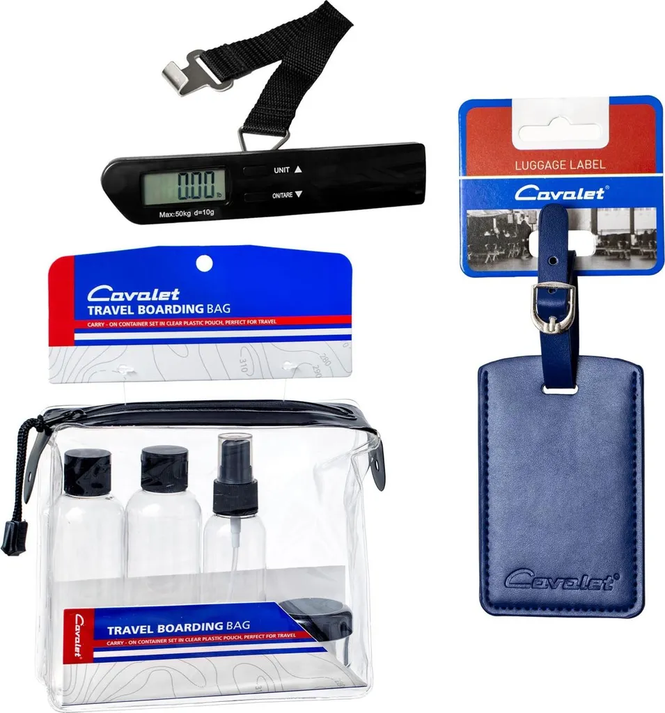 Kit Viaggio Completo: Bilancia Digitale, Etichetta Rossa e Flaconi