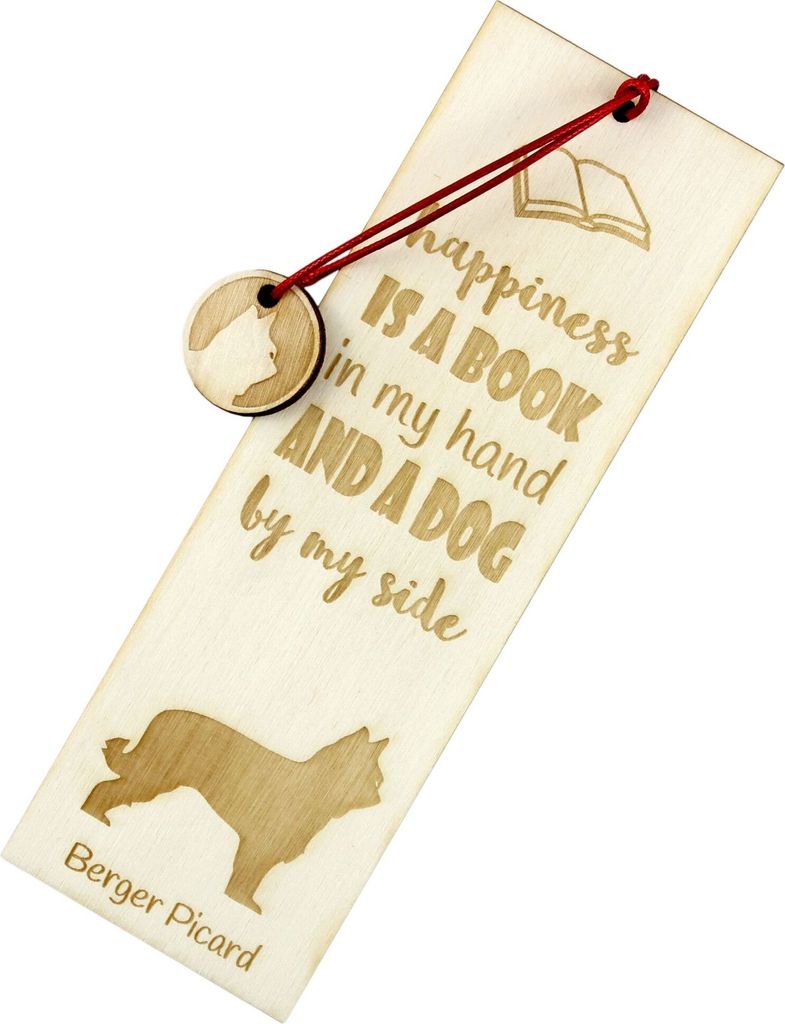 Berger de Picardie, Berger Picard - Lesezeichen mit Hund, personalisiertes Lesezeichen, Hundeaccessoire für Leser der Marke Art-Dog