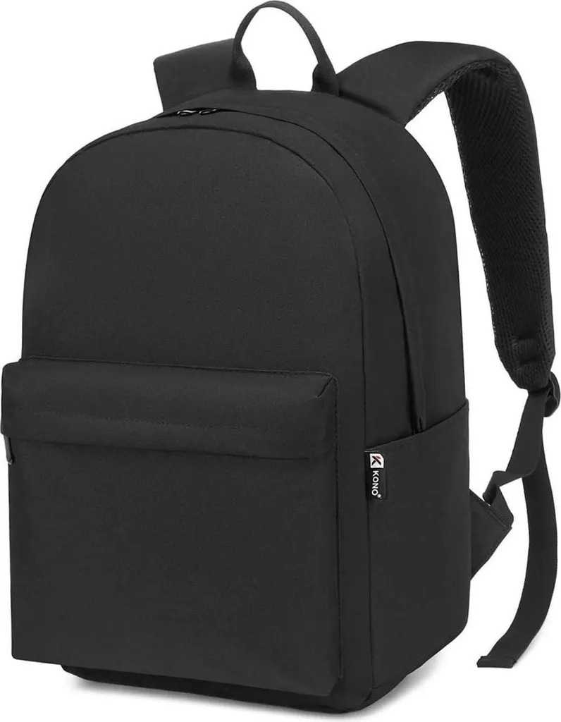 Borsa Zaino Leggera per Laptop 15,4 Pollici Nero Business Class