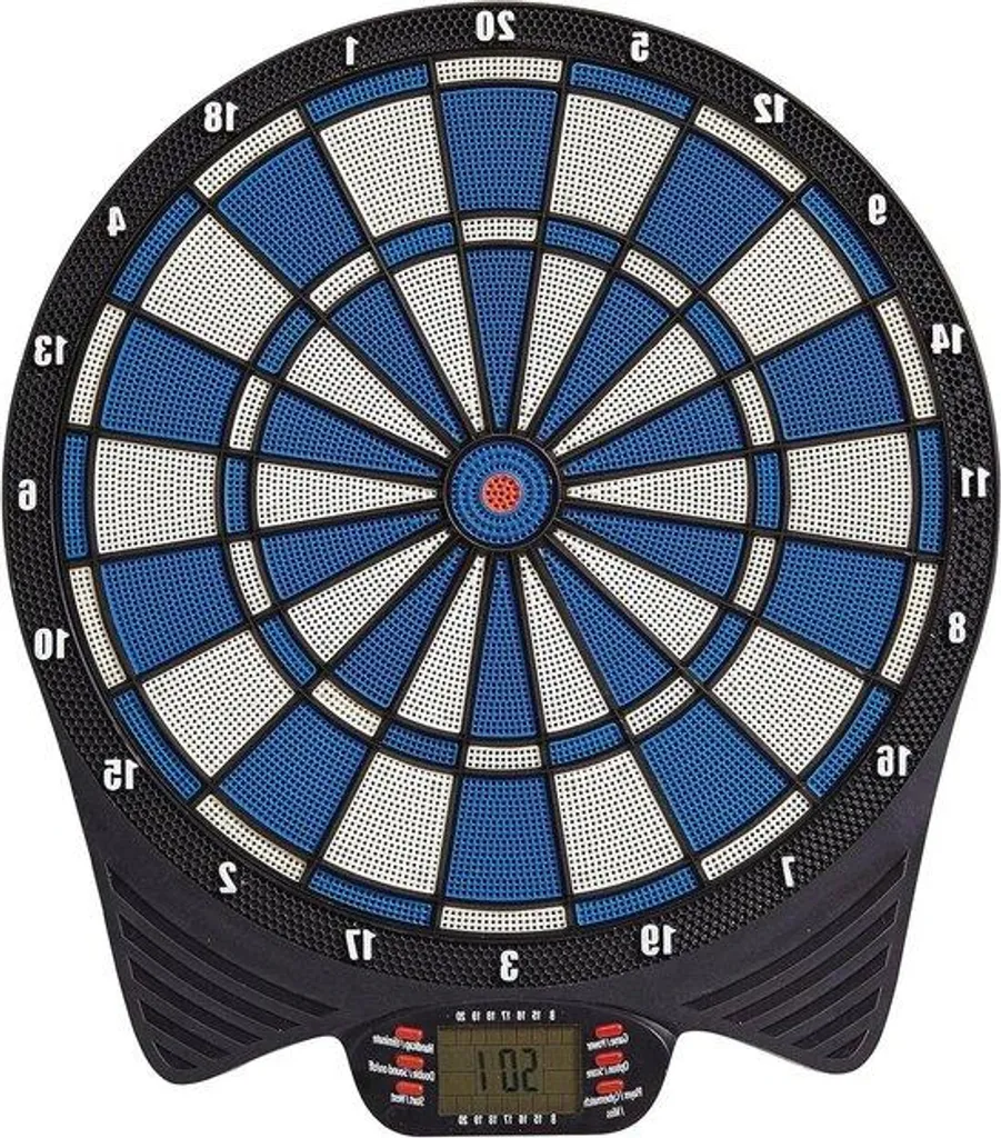Cible de fléchettes électronique avec écran LCD et 6 fléchettes soft tip