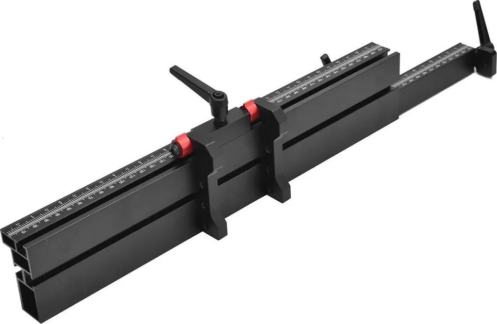 Guide de sciage précis pour coupes d'angle sur table, rail 40-76,5 cm - 8